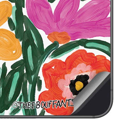 Bouffants and Broken Hearts Painterly Garden Galaxy A14 5G Skin
